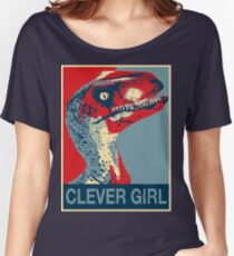 Raptor Propaganda - Clever Girl Women's Relaxed Fit T-Shirt