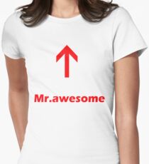 Mr.awesome Women's Fitted T-Shirt