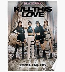 BLACKPINK TÖTEN SIE DIESEN LIEBE-TEASER-POSTER Poster
