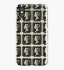Block of Penny Black stamps iPhone Case