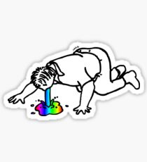 over the rainbow Sticker