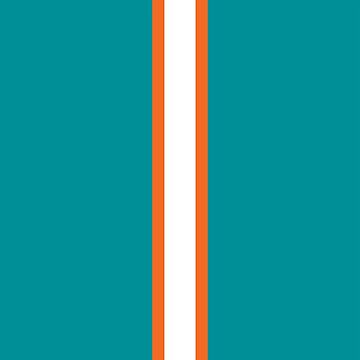 Miami Dolphins Football Florida Sports Colors Postcard for Sale