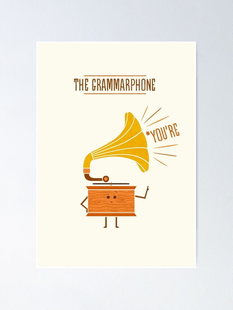 Alternate view of Grammarphone Poster