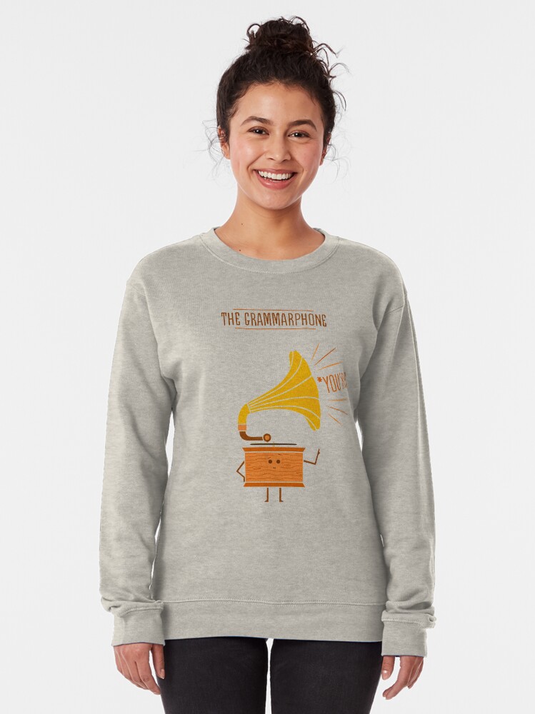 Alternate view of Grammarphone Pullover Sweatshirt