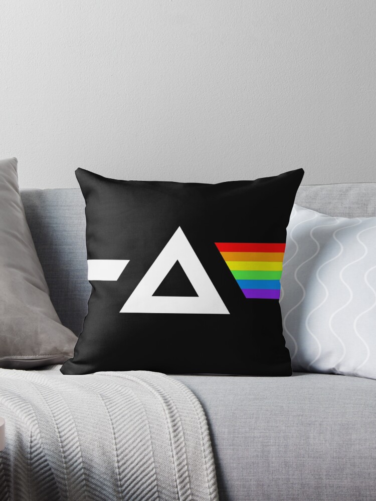 Minimalist Dsotm Wallpaper Pink Floyd Throw Pillow By Dredtubb