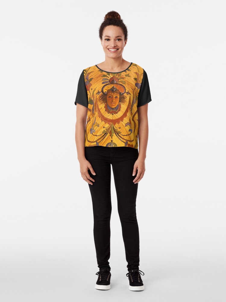 Alternate view of Sicilian Art Nuveau Chiffon Top