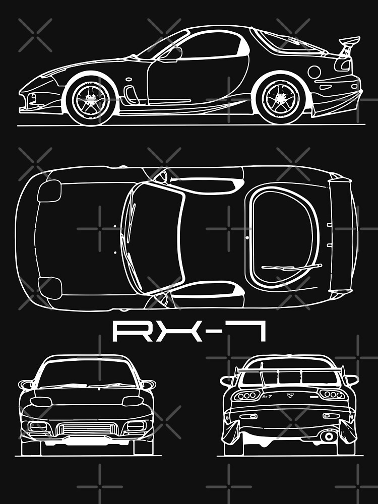 Mazda rx 7 blueprint