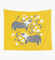 Badgers Wall Tapestry