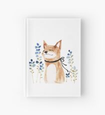 Fox and Flower Hardcover Journal