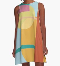 Satellit A-Linien Kleid