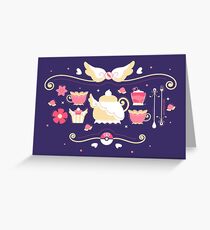 Fairy Tea Time Greeting Card