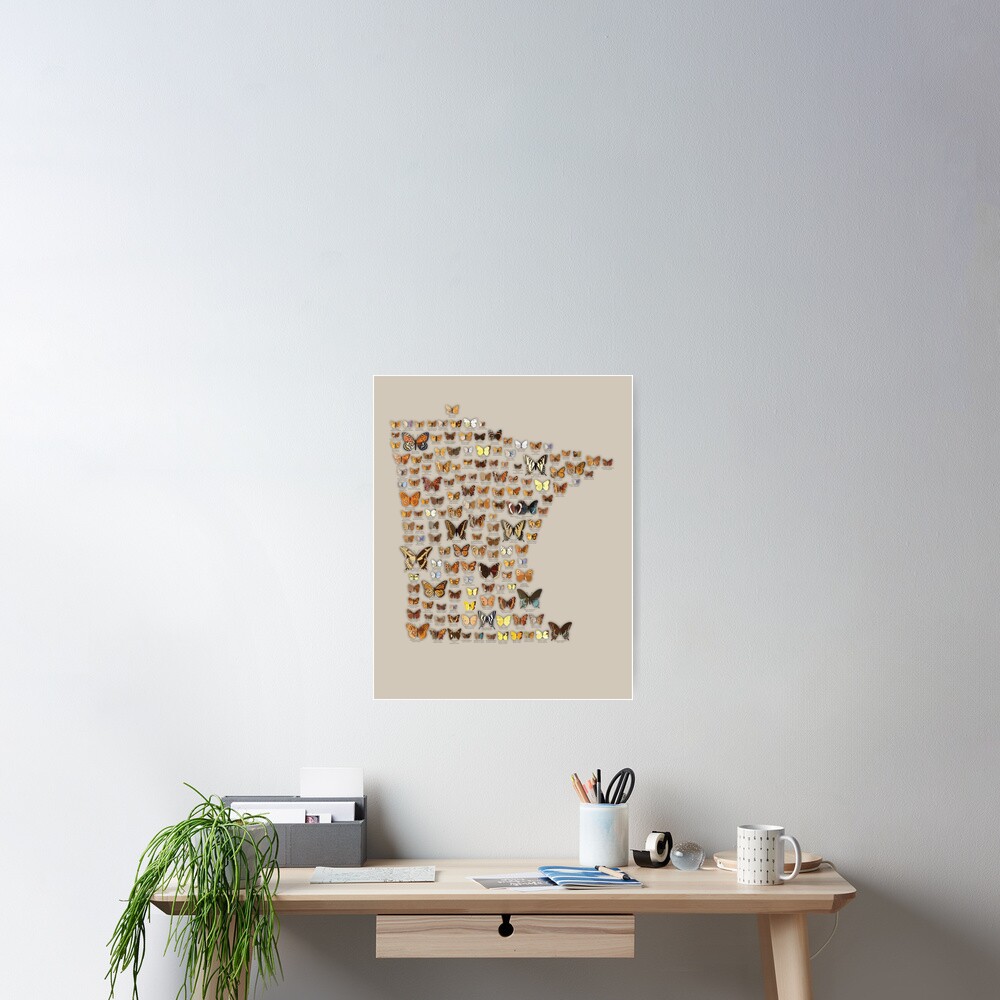 Minnesota Butterflies Poster