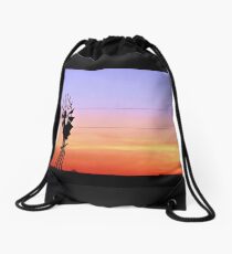 Prairie Dusk Drawstring Bag