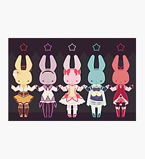 Puella Magi Bunny Magica Photographic Print