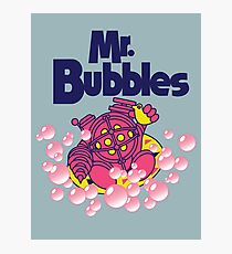 Mr. Bubbles Photographic Print