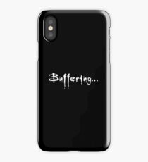 buffering white iPhone Case