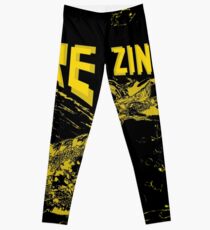Monster Hunter- Zinogre Roar Design Yellow Leggings