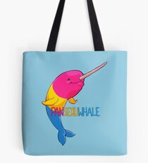 Pansexuwhale - with text Tote Bag
