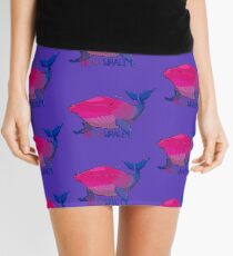 Minifalda Bisexuwhale - con texto