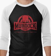Murdock Gym (Vintage) Men's Baseball ¾ T-Shirt
