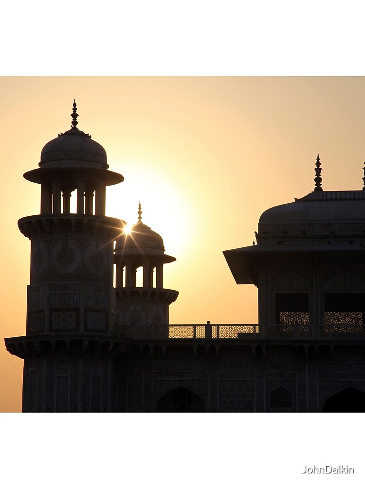 A Sunset Silhouette at the Itmad-ud-Daulah Mausoleum, Agra. by JohnDalkin