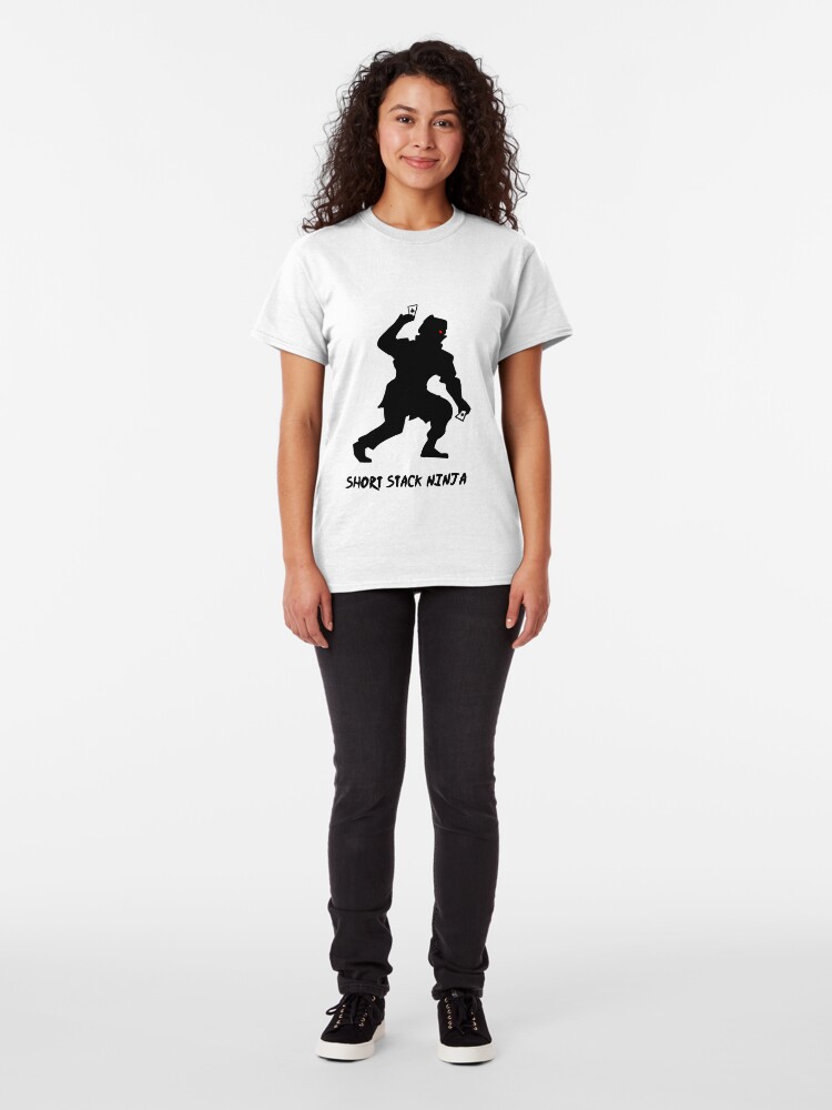 Alternate view of Short Stack Ninja Classic T-Shirt