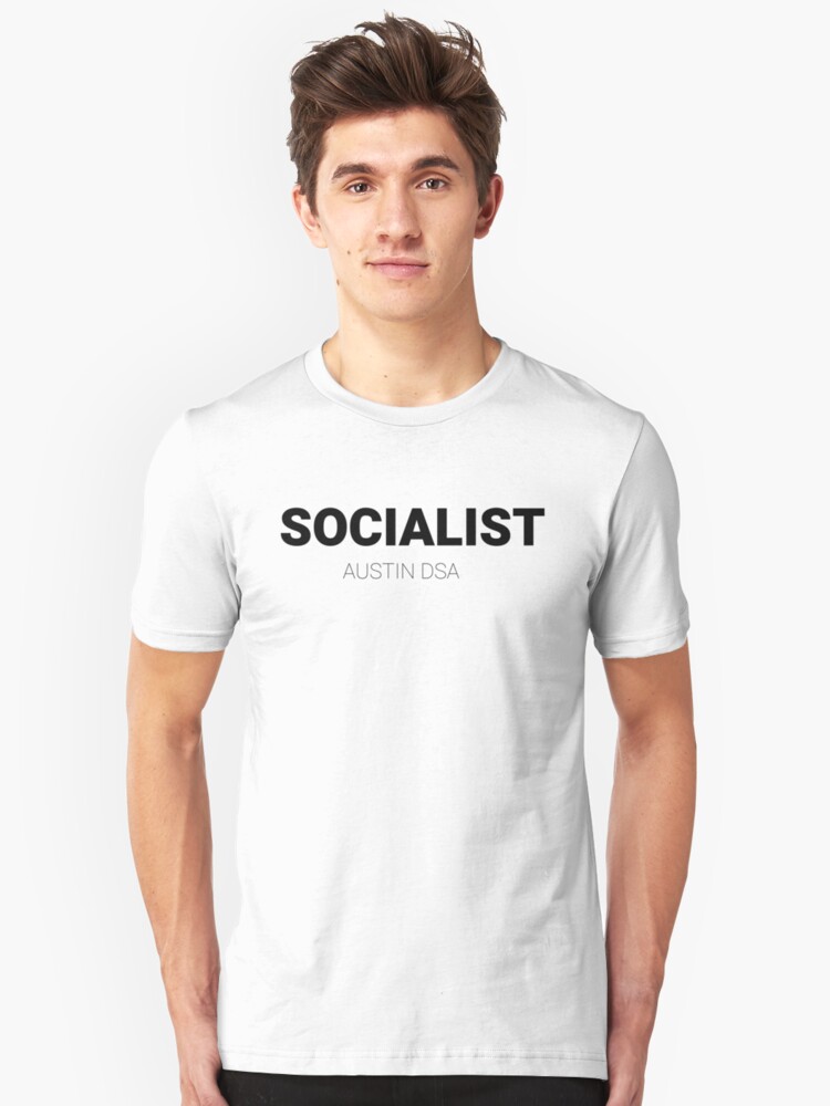 Alternate view of SOCIALIST — Austin DSA Slim Fit T-Shirt