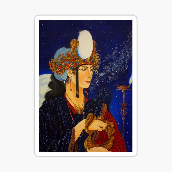 Isis of Corinth by Stuart Littlejohn Sticker