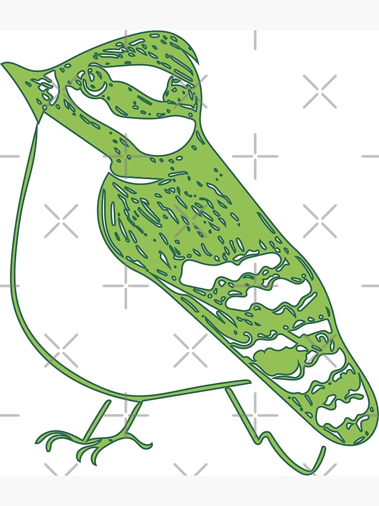 Green Bird by fruitfulart