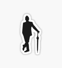 The penguin's umbrella Sticker