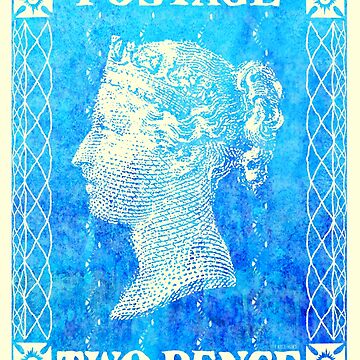 Two Penny Blue Postage Stamp