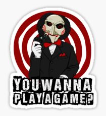 Billy - You wanna play a game? Sticker
