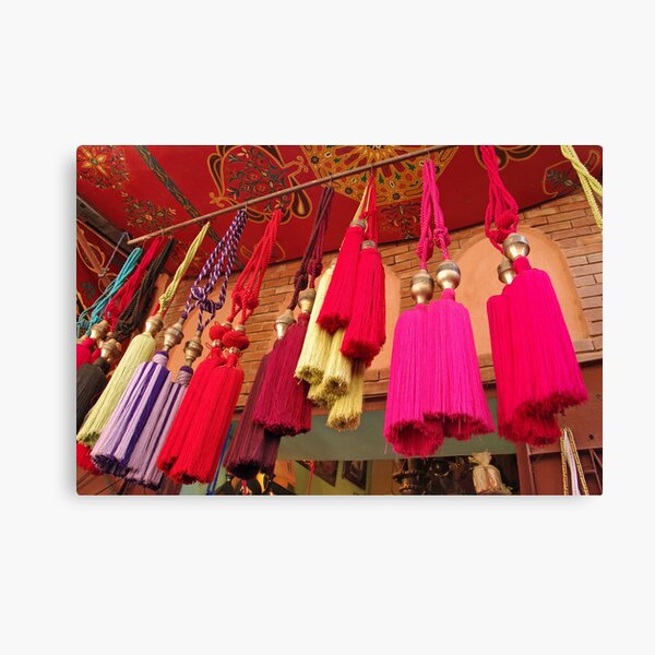 Tassels, Marrakech Canvas Print