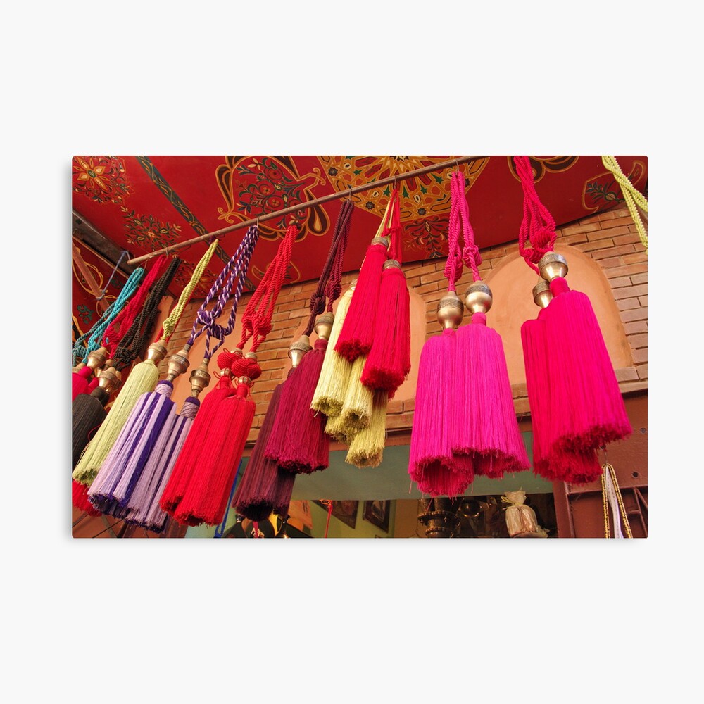 Tassels, Marrakech Canvas Print