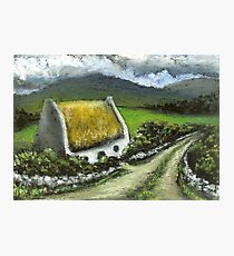 Thatched Irish cottage Photographic Print