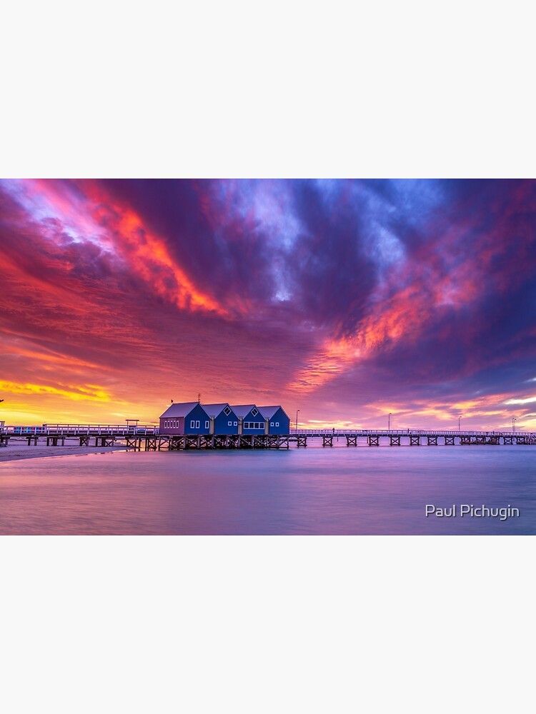 Busselton Sunset Colour Burst by paulmp