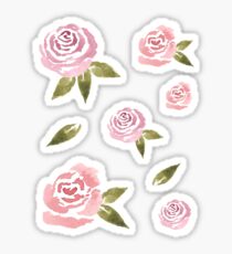 Little Pink Roses ~ Sticker Set Sticker