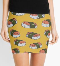 Spam Musubi Sushi Pattern Mini Skirt
