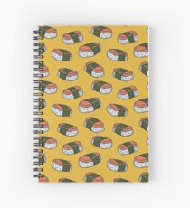 Spam Musubi Sushi Pattern Spiral Notebook