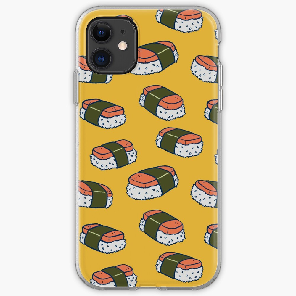 Spam Musubi Sushi Pattern iPhone Case & Cover