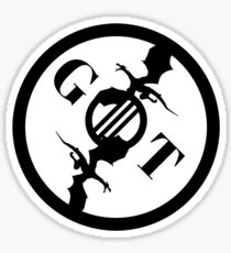 G.O.T Dragons pop socket sticker Sticker