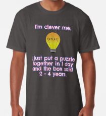 I'm clever at puzzles me... Long T-Shirt