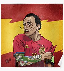 Salvador "el loco" Dalì. Delantero. Espana Poster