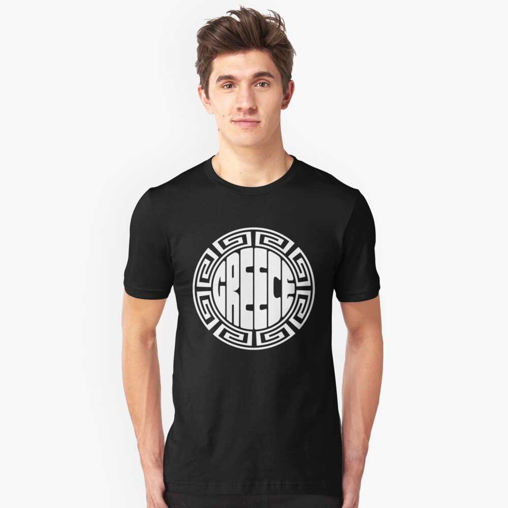 Greece - original round design Slim Fit T-Shirt