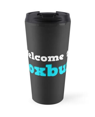 Welcome To Bloxburg Roblox Travel Mug By Overflowhidden Redbubble