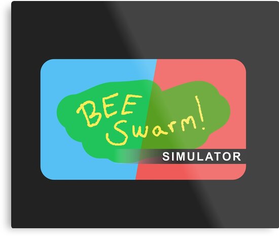 Bee Swarm Simulator Roblox Metal Print By Overflowhidden
