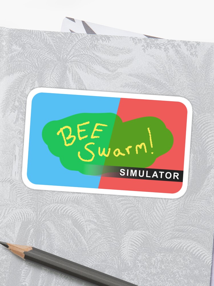 Bee Swarm Simulator Roblox Sticker - unspeakable roblox stickers redbubble