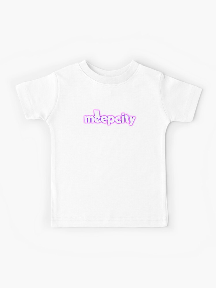 Meep City Roblox Kids T Shirt By Overflowhidden Redbubble - roblox games clothing redbubble