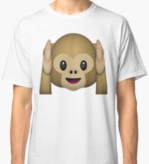Monkey Emoji - Hear No Evil Classic T-Shirt