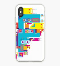 F graphics pattern iPhone Case